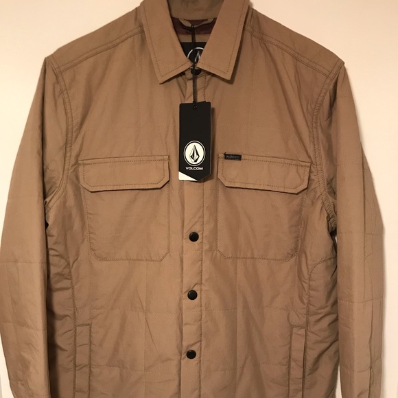 Volcom Larkin Quilted Jacket - Size Small - NWT - Picture 1 of 8